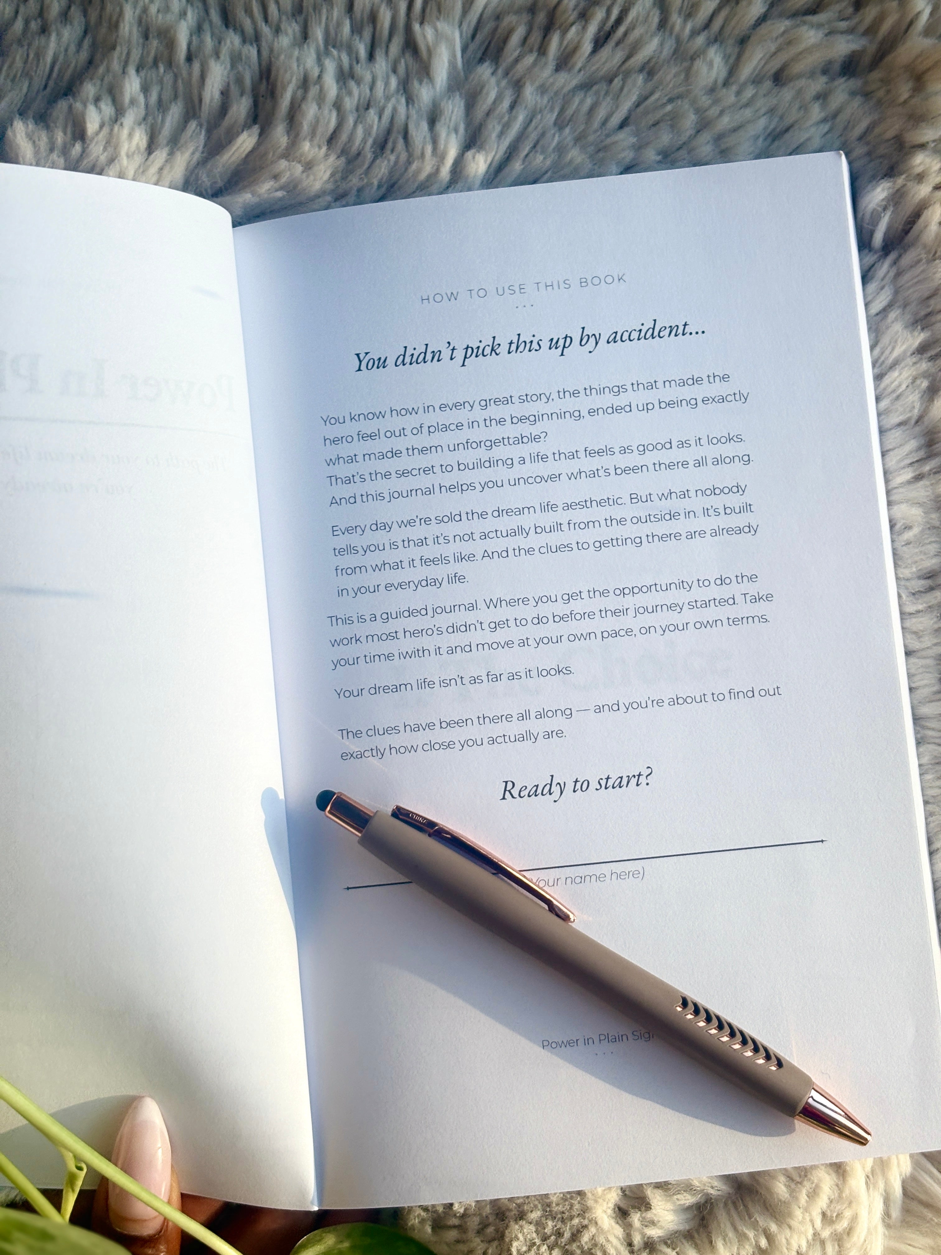 Power In Plain Sight Guided Journal