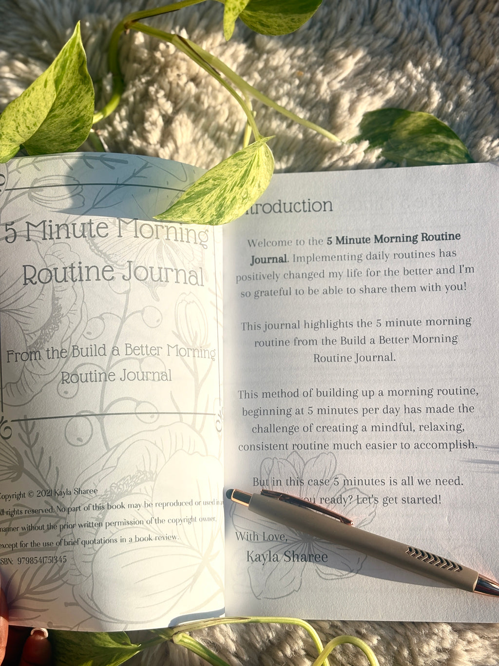 5 Minute Morning Routine Journal– (Legacy Copy)