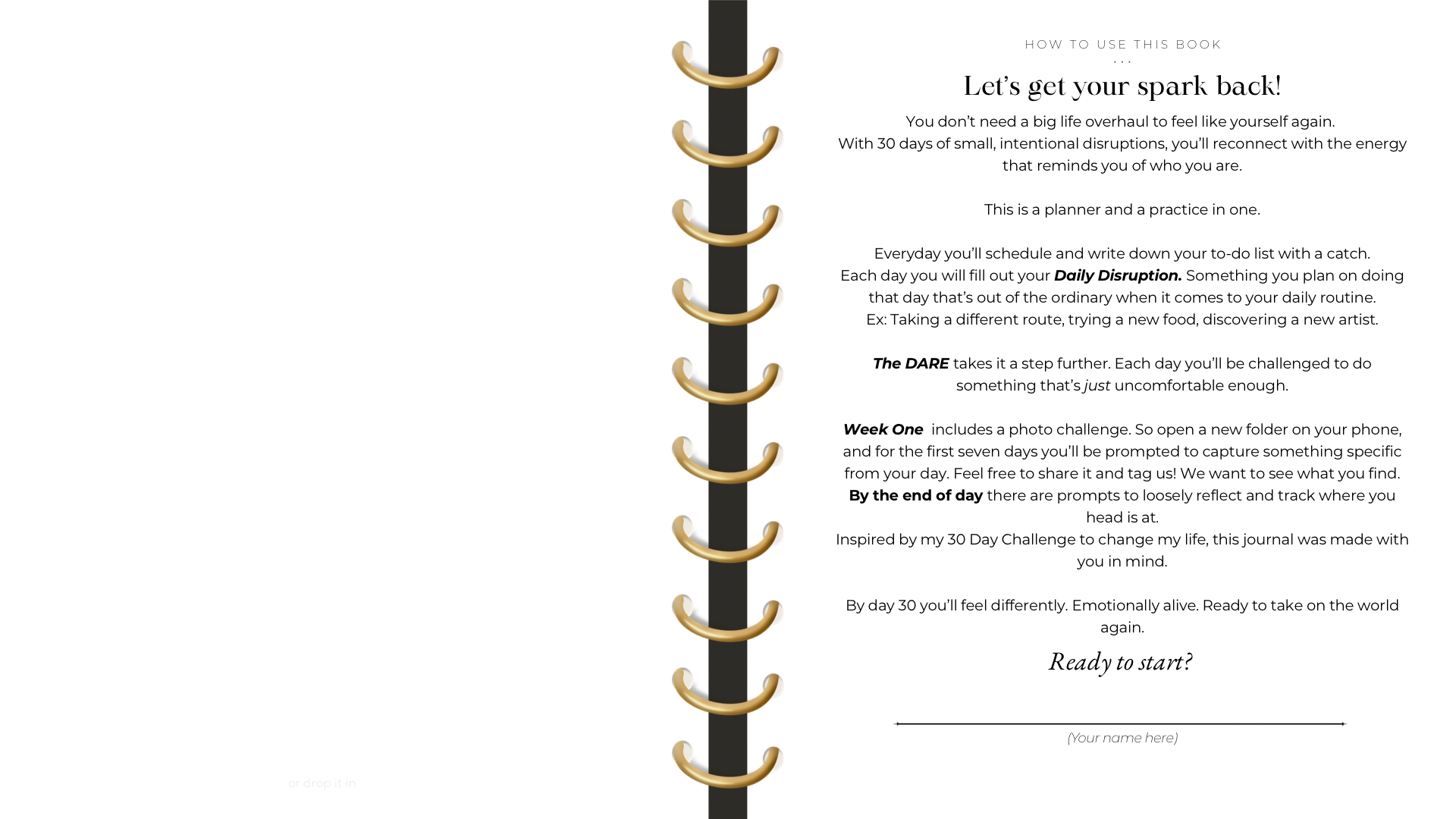 Call Your Power Back - 30 Day Reset Digital Planner